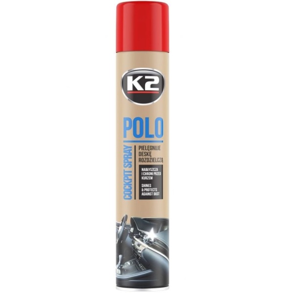 K2 Spray Silicon Polo Cockpit Capsuni + Laveta 750ML K407TR0